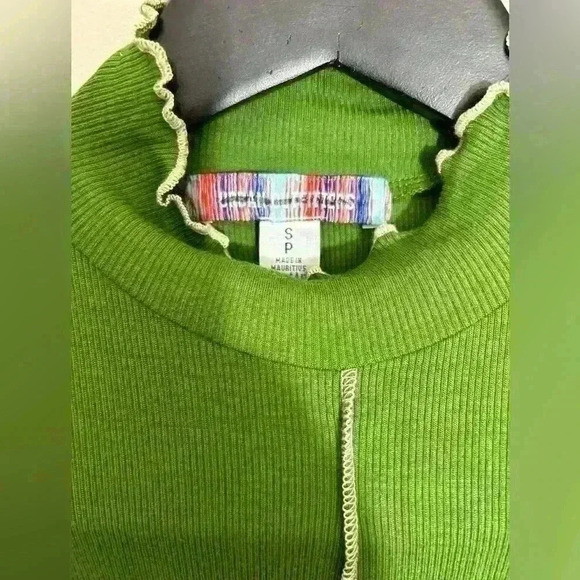 Urban Outfitters Deja Seamed Green Mini Dress Stretchy Size Small  NWOT - Picture 6 of 8